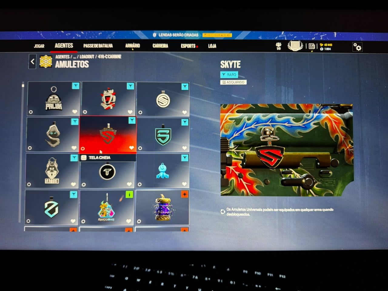 Conta nivel 942 de 2018 , skins antigas , 30 elites e mais de 4 mil itens