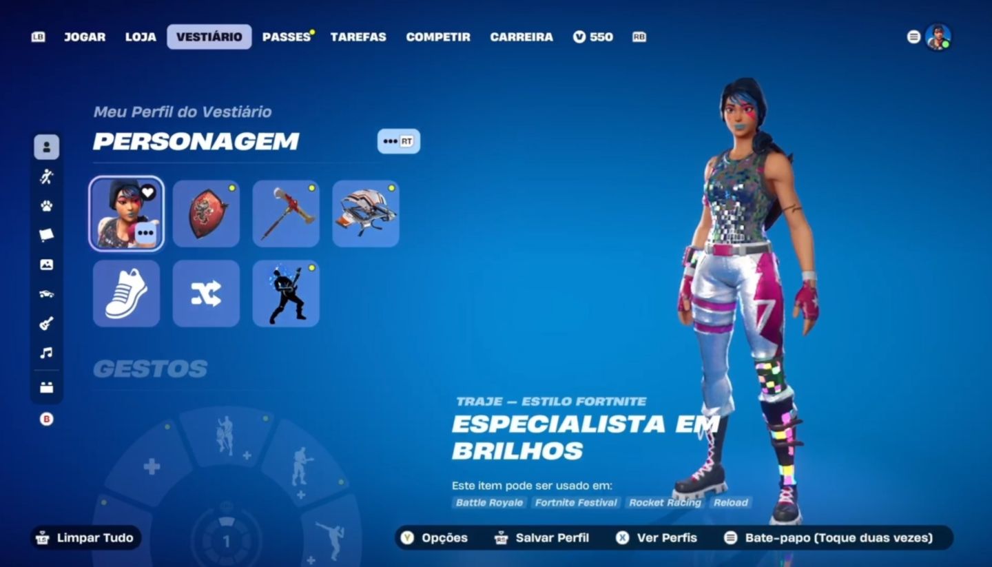 CONTA FORTNITE OG S2 | ESPECIALISTA EM BRILHOS + FLOSS + RED KNIGHT STW FUNDADOR