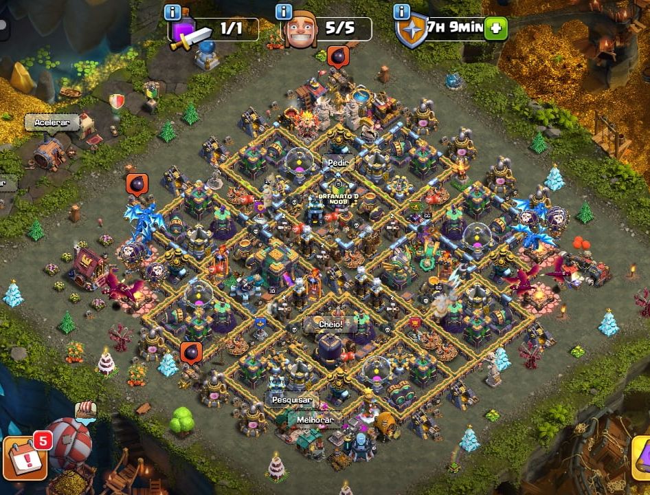 Conta Clash of clans CV 14 semi full4 anos