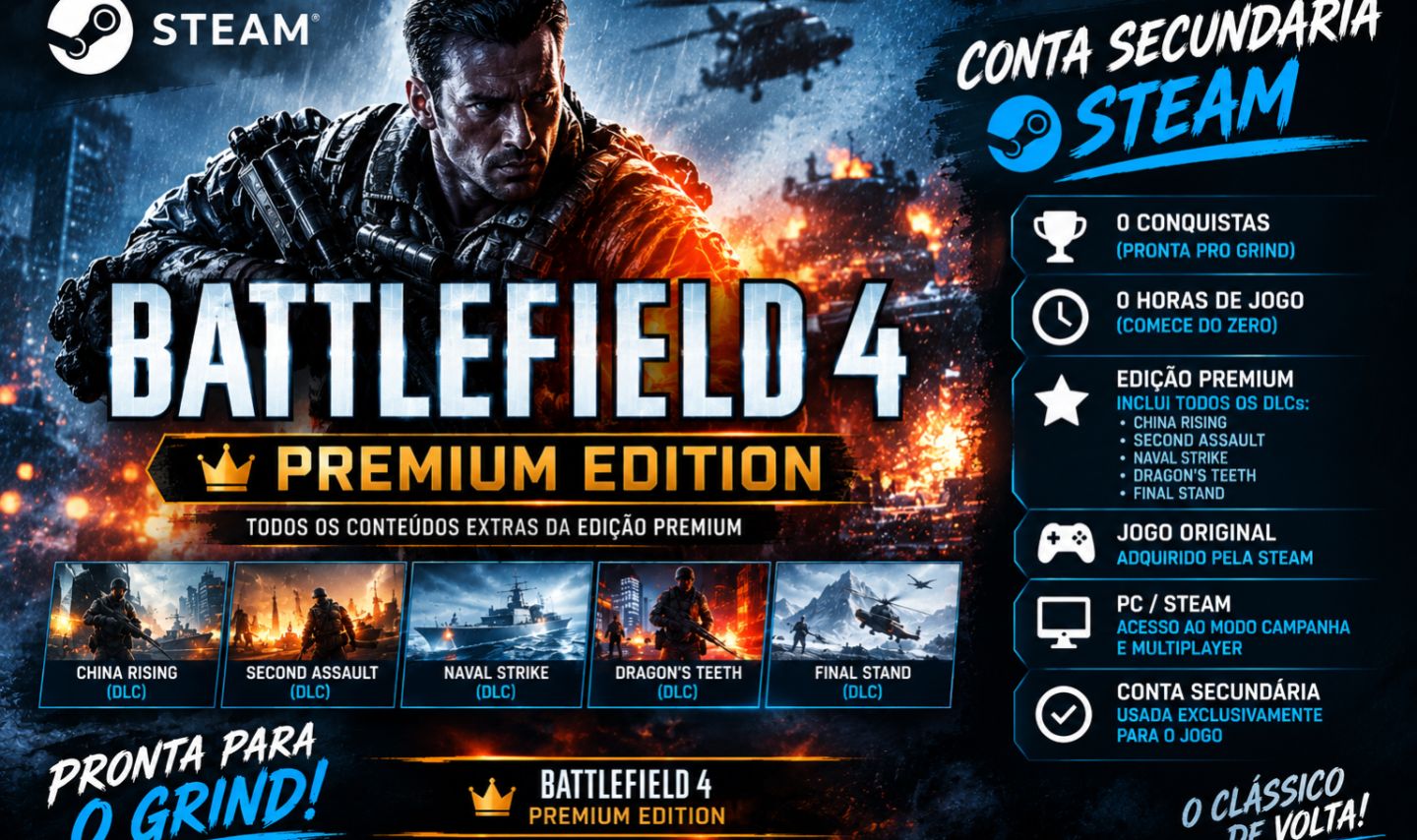Battlefield 4 conta full acesso steam