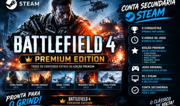 Battlefield 4 conta full acesso steam