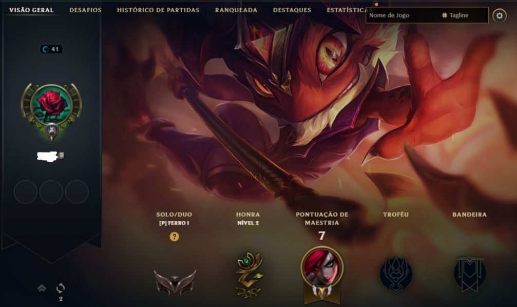 FERRO - 25 CAMPEÕES - 1 SKIN - 5790 EA - NÍVEL 41 [SEGURA]