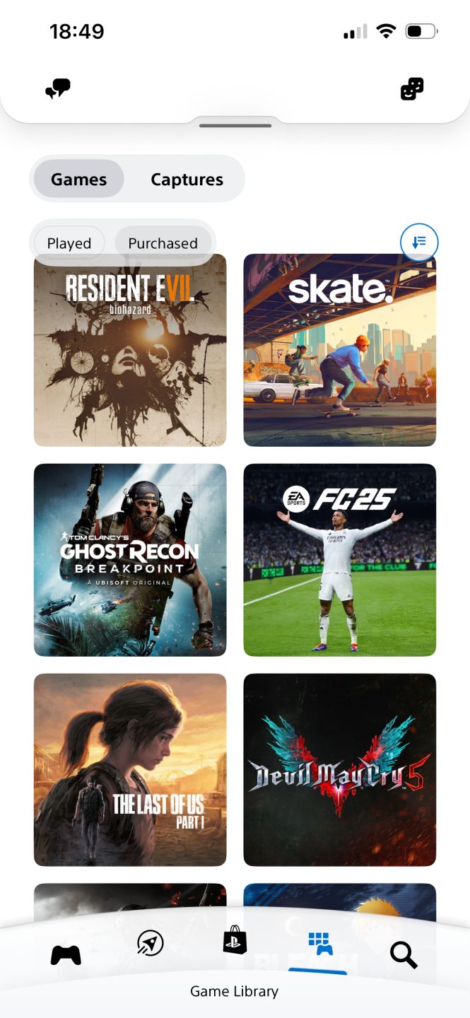 Conta PlayStation com 12 jogos