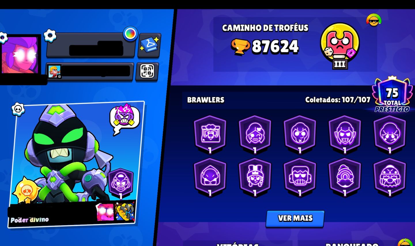 CONTA TOP COM 87K DE TROFÉUS E MUITAS SKINS...