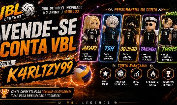 VENDE-SE CONTA DE VBL full acesso com senha e email trocaveis