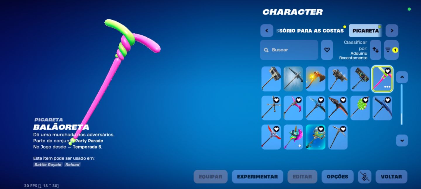 Conta fortnite capítulo 1 e 2 com skins raras