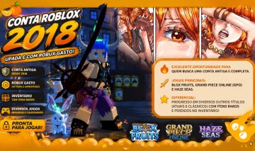 CONTA ROBLOX FULL ACESSO: Antiga, com vários itens e upada em diversos jogos!