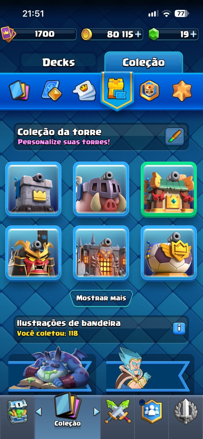 Conta de Clash Royale - 9 anos