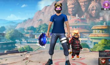 Conta Free Fire MAX Coroa Besta Graciosa + Lobo Cinza + Skins Raras!