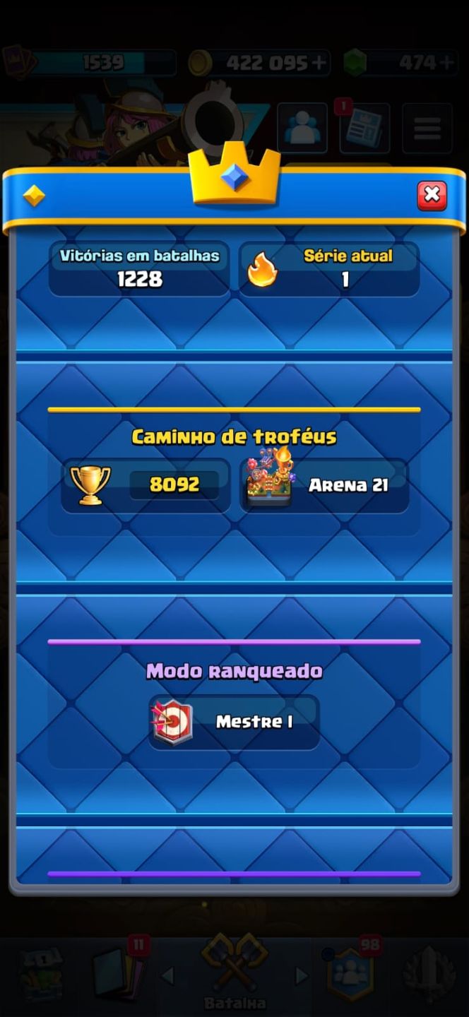 COMBO SUPERCELL 2 EM 1 | CLASH ROYALE 8.1K (22 EVOS / 7 HERÓIS) + COC CV10
