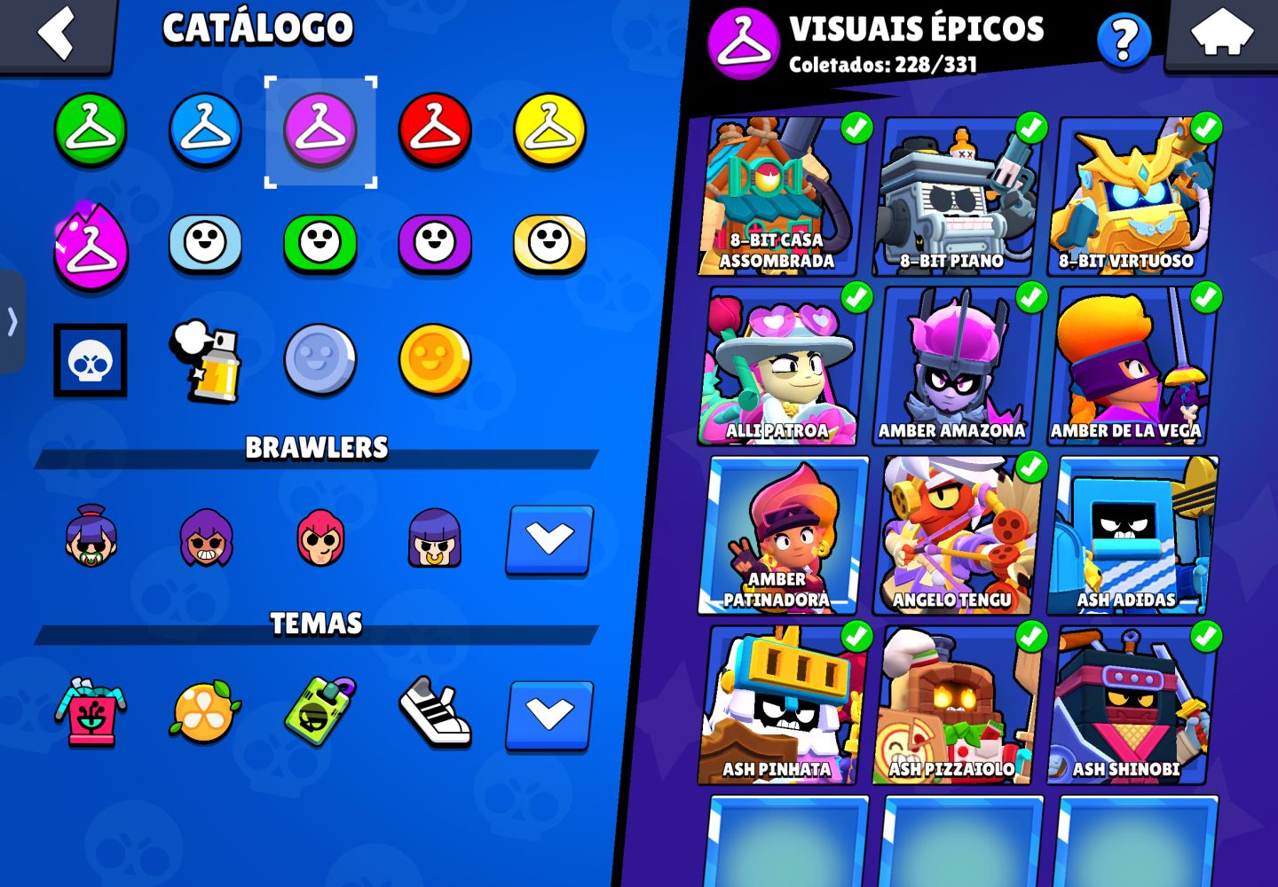 CONTA DE BRAWL 2018 COM 10 PRESTIGIOS 3, 175k TROFEUS A VENDA, 10% OFF!!!!!