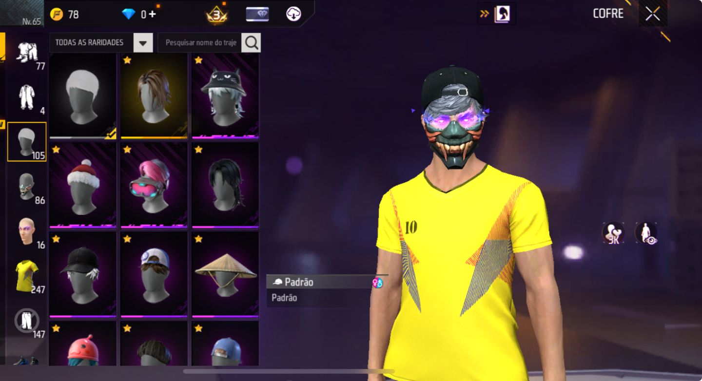 CONTA DE FREE FIRE | COISAS ANTIGAS E RARAR | UMP ATT 2 VELO 1 DE PRECISÃO