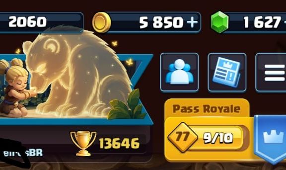 Conta de clash royale com todas cartas !