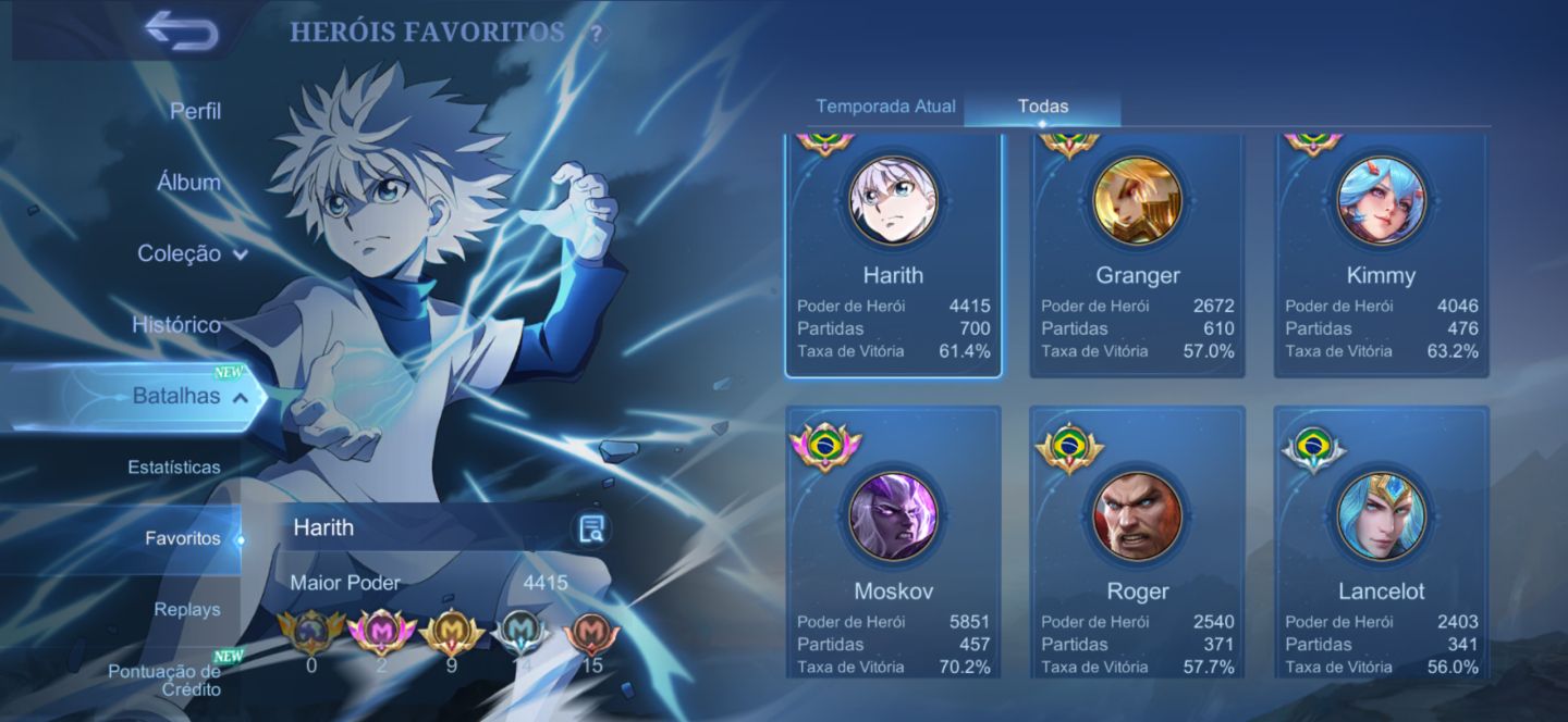 CONTA MAIN ADC +600 SKINS, RARA COM RECALLS ÉPICOS!!