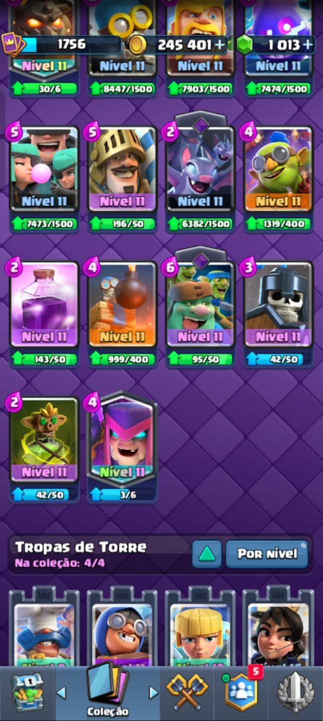 14000 troféus COMPLETA LVL 16 | 19 EVOLUÇÕES | MAIOR CAMPEÃO | INSÍGNIA 10 ANOS