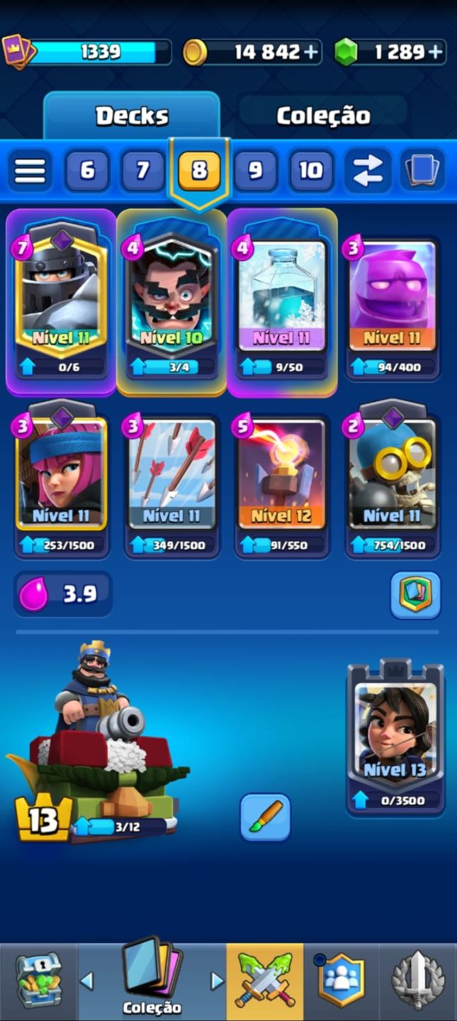 CONTA DE CLASH ROYALE 7K DE TROFÉUS