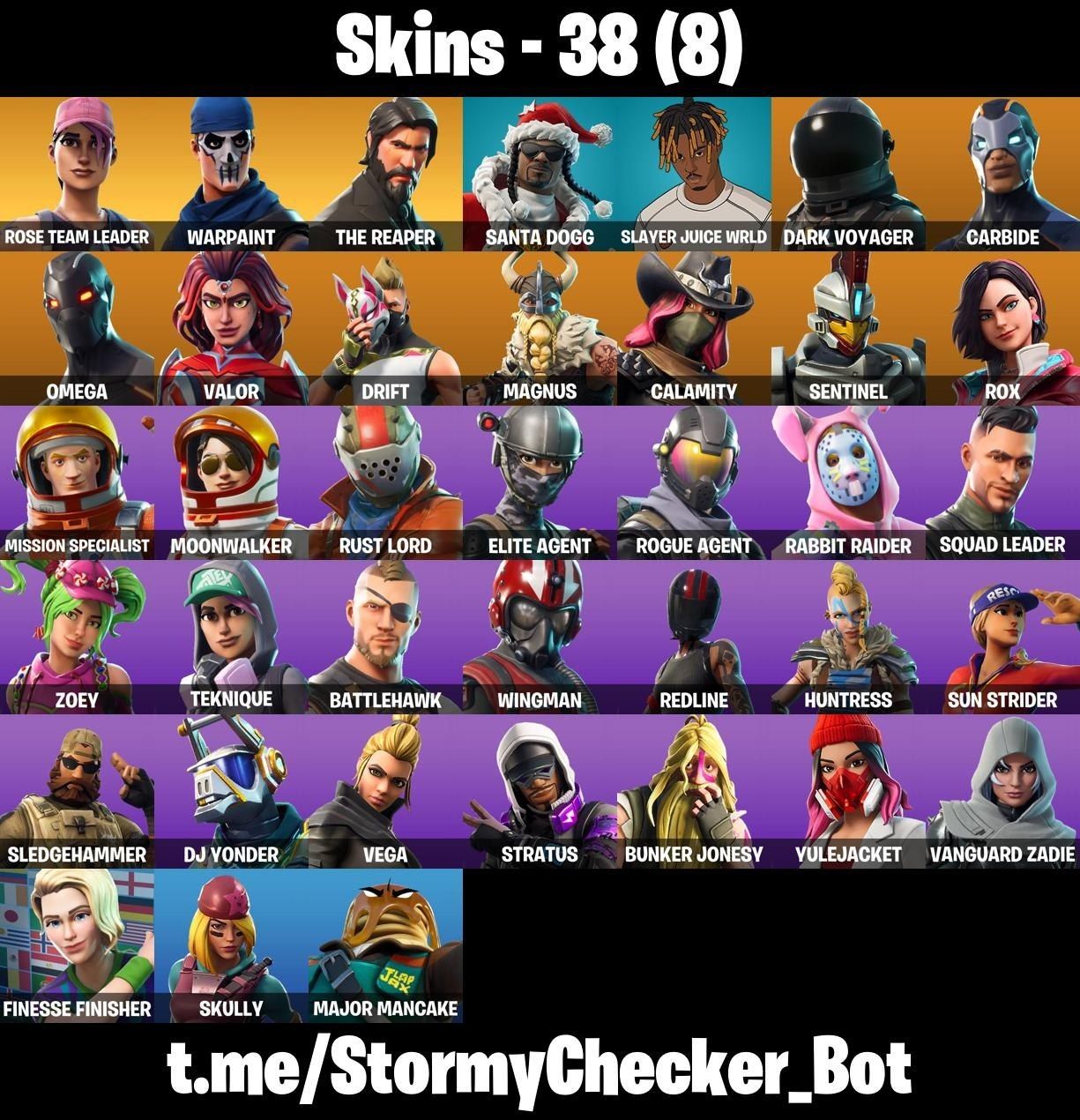 CONTA FORTNITE COM SALVE O MUNDO FUNDADOR, CEIFADOR, ATEMPORAL, OMEGA & 38 SKINS