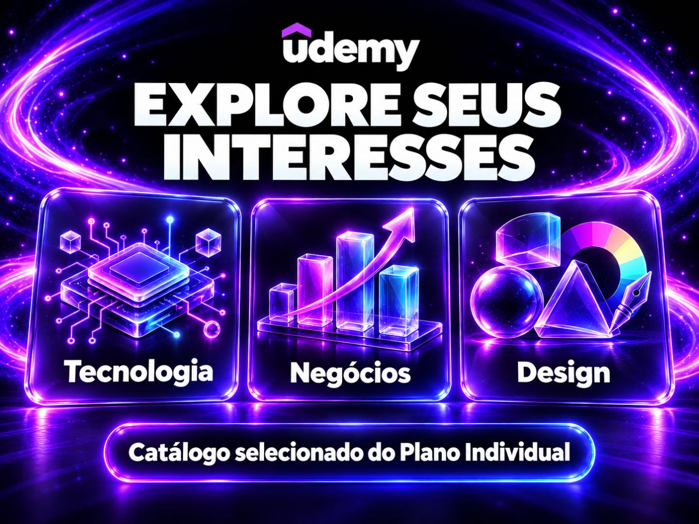 Udemy Plano Individual 30 dias | Conta pronta | Catálogo selecionado