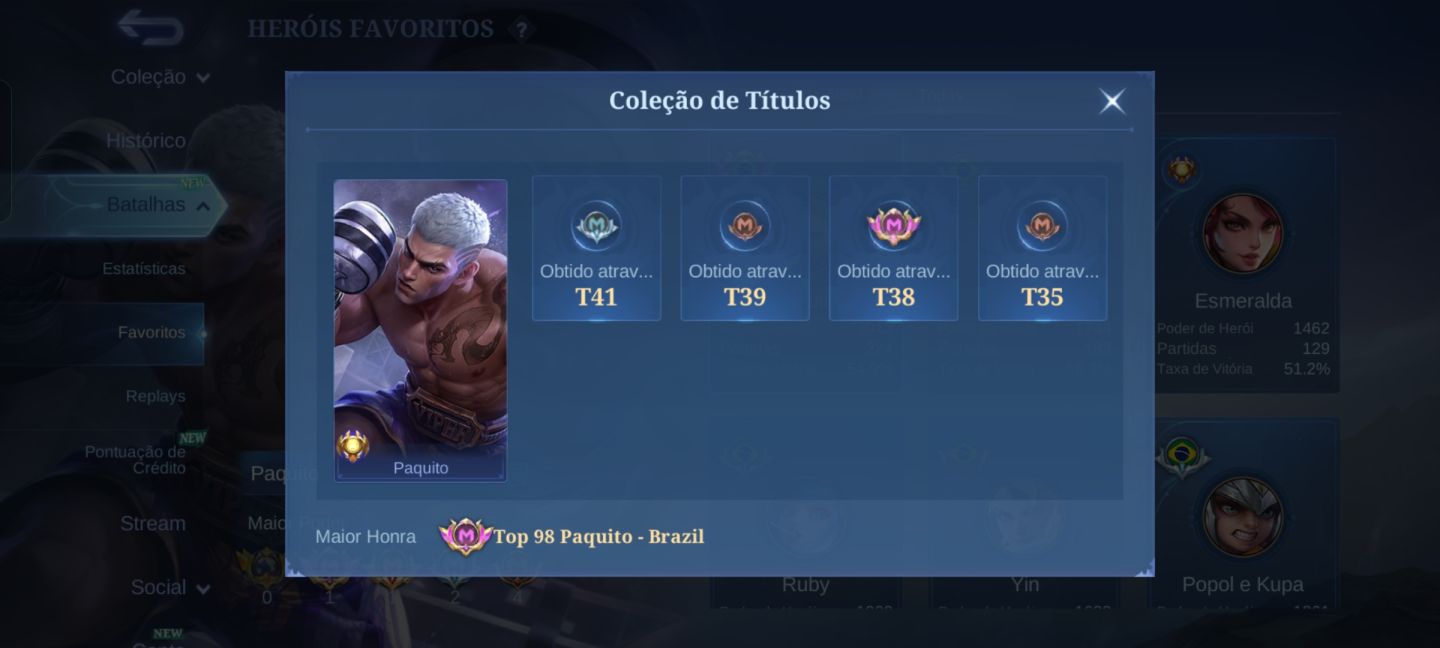 Mobile legend, conta mbl a venda!