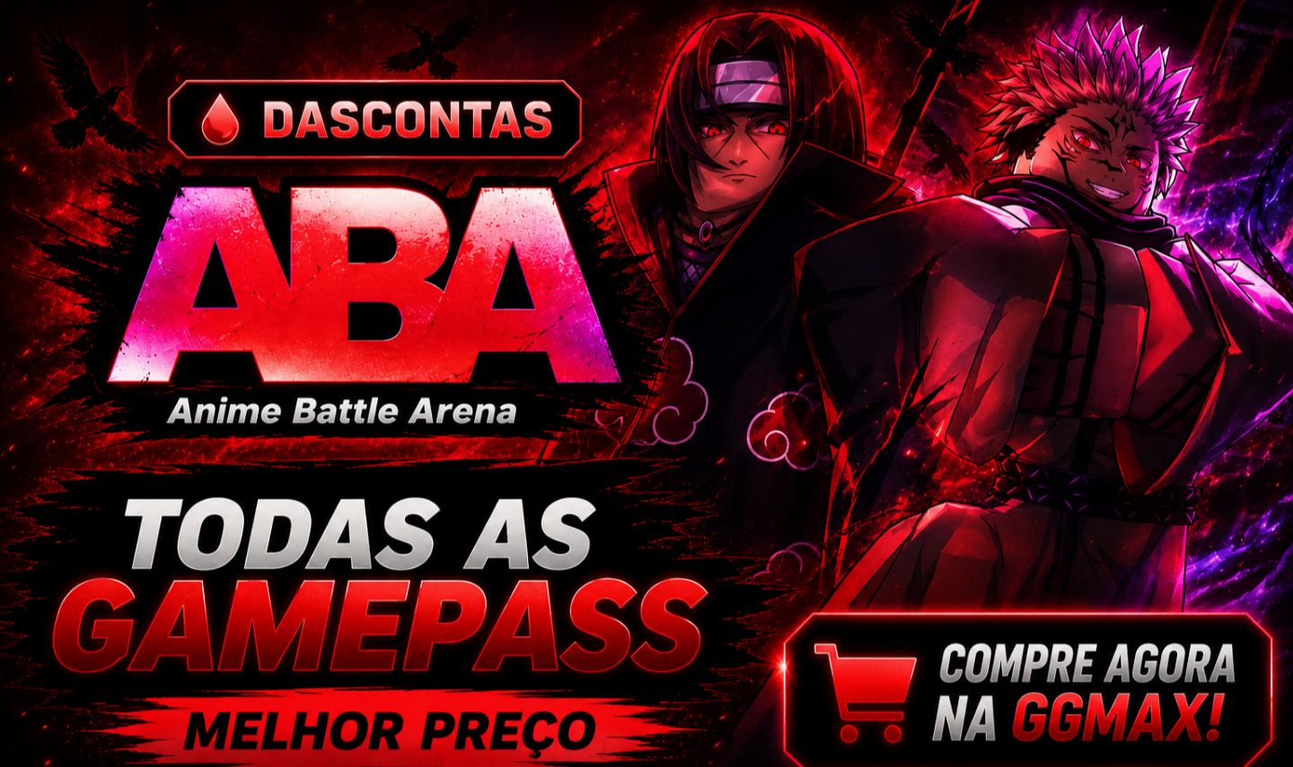 GAMEPASS ANIME BATTLE ARENA ABA - ROBLOX- TODAS AS GAMEPASS- 50% OFF