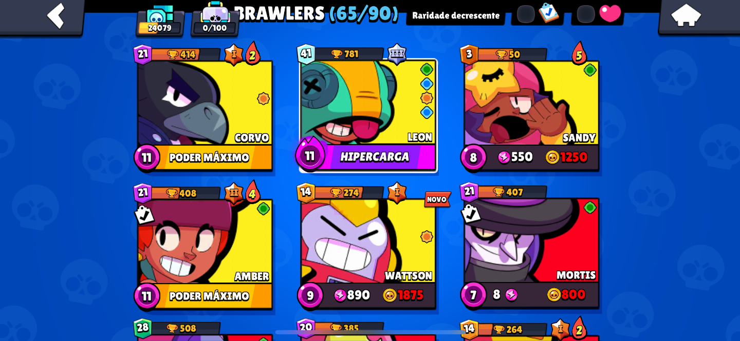 Conta Brawlstars 2018 24000 troféus