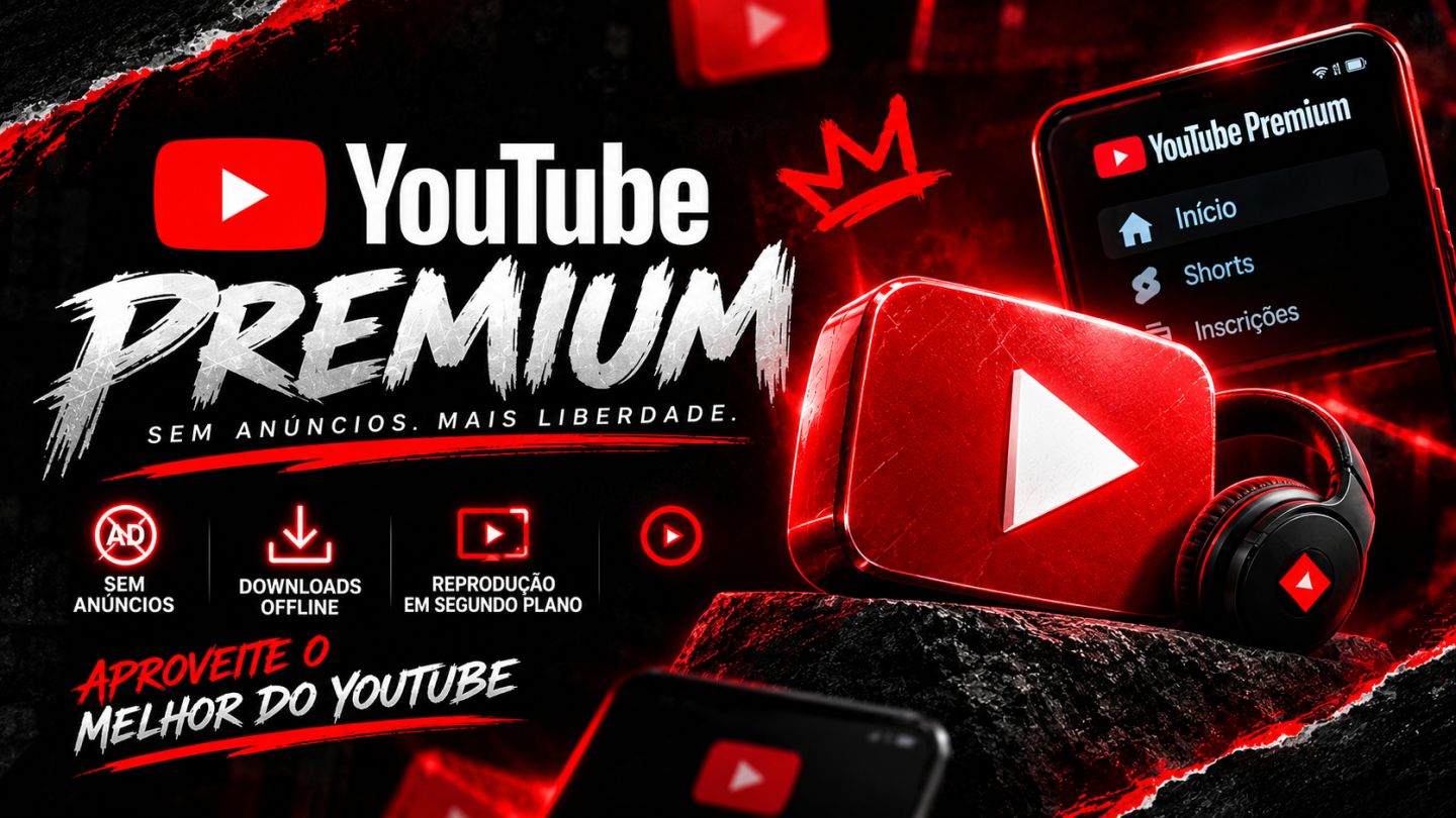 YOUTUBE PREMIUM LINK ATIVAÇÃO (BARATOO)