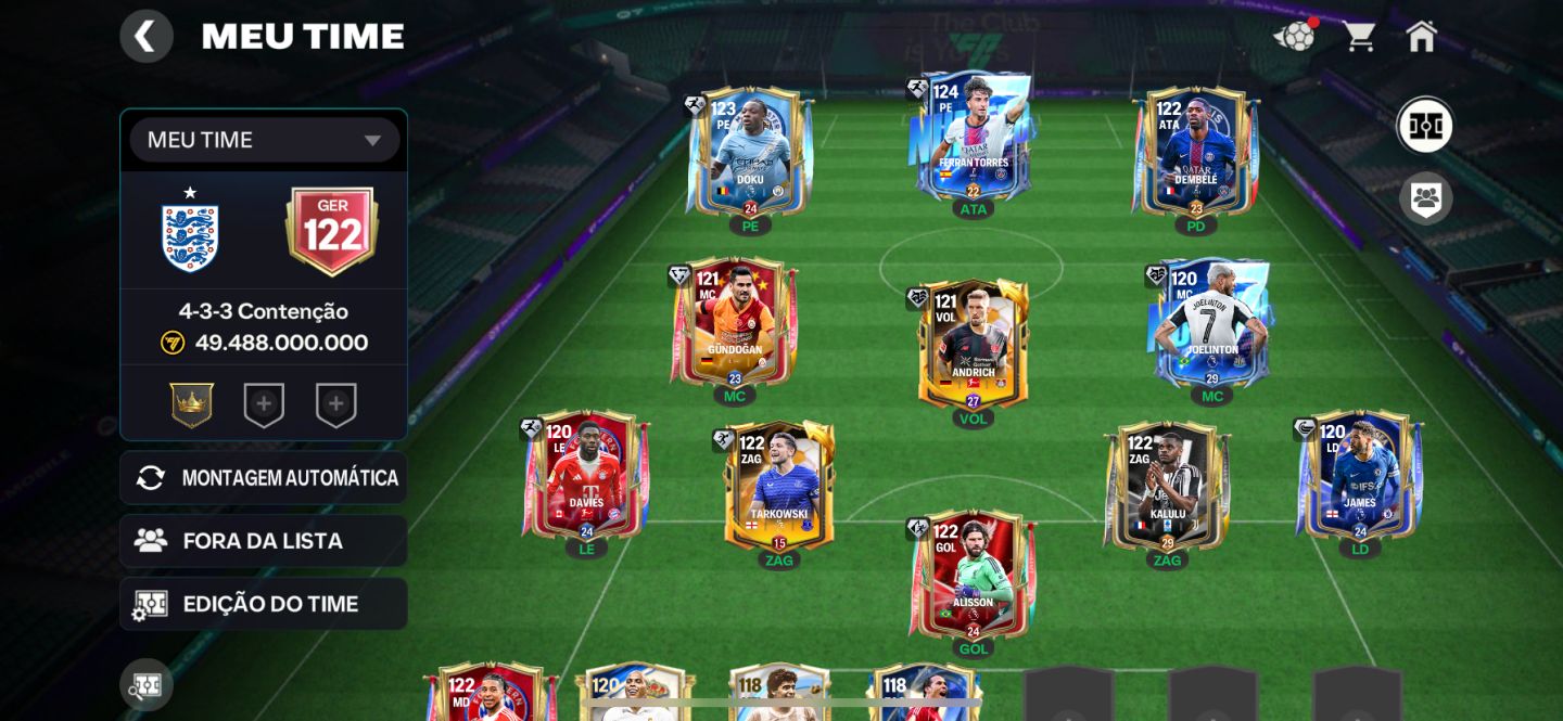 CONTA DE EA MOBILE COM 122 DE GER COM FERRAN TORRER 124