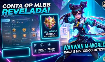 Conta MLBB | Hanabi Collector + Karina KOF + 3 Luckybox