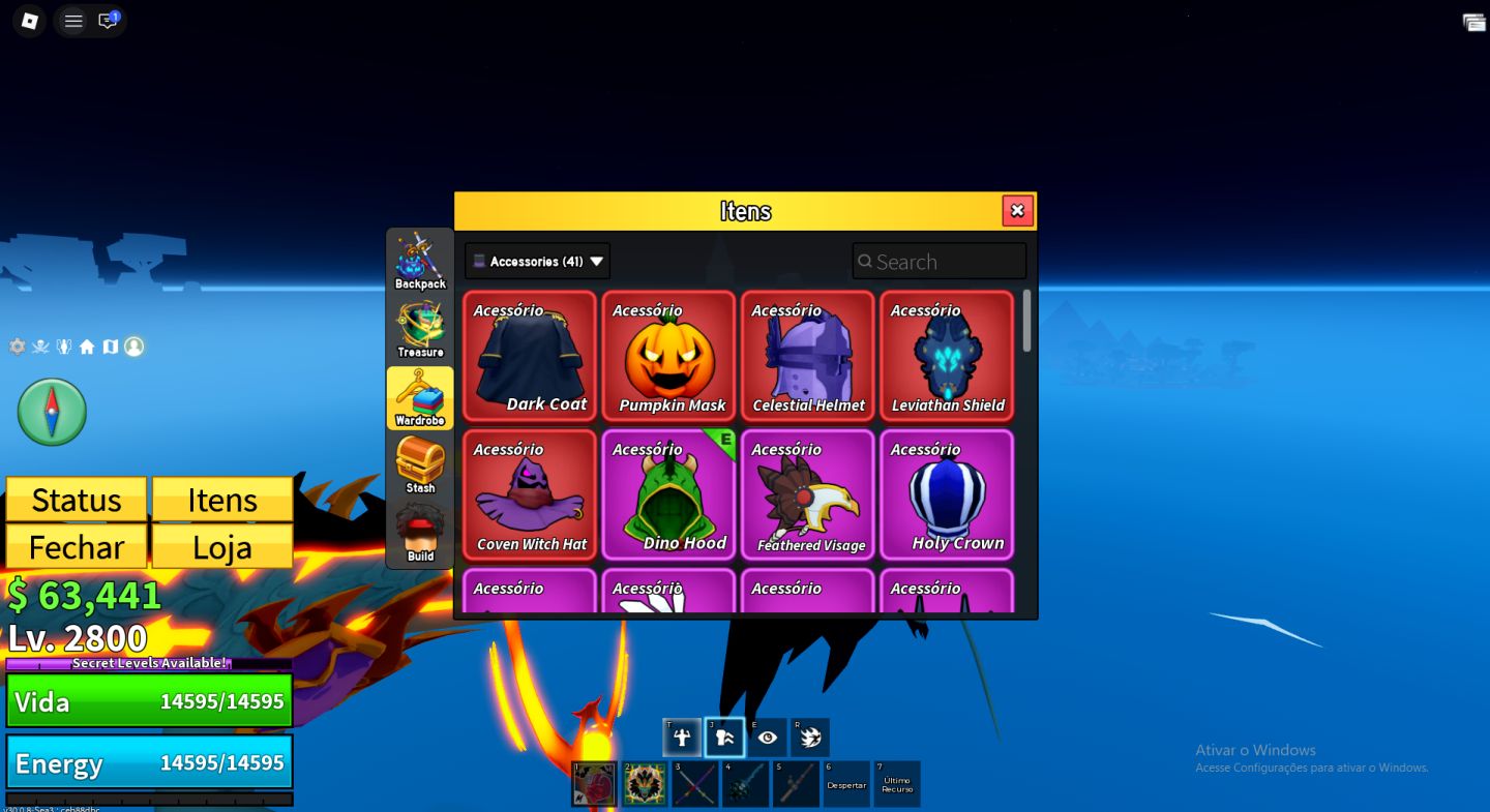 Conta De Blox Fruits Completa Com Dragon Permanente, Gamepass e Muitas Raças V4