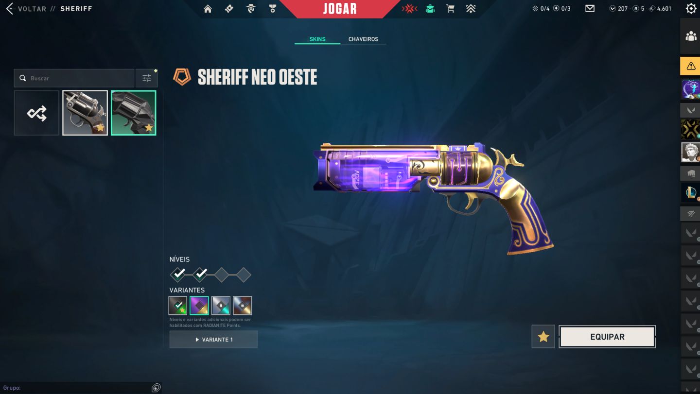 Conta full acesso de valorant com diversas skins.