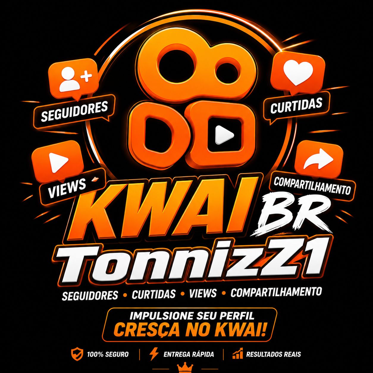 [MELHOR PREÇO DO SITE] KWAI SEGUIDORES BRASILEIROS | CURTIDAS | VIEWS + BRINDE