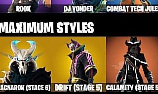Conta de Fortnite com Drift Lv-5 Ragnarok Lv-5 Calamity Lv-5