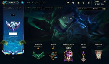CONTA RIOT COMPLETA LOL + VALORANT | LVL 465 | ESMERALDA III | 277 SKINS