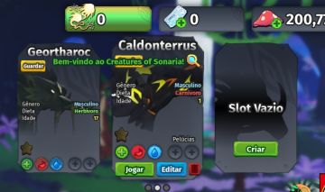 Mushs + Caldonterrus e Geortharoc (Creatures of Sonaria)