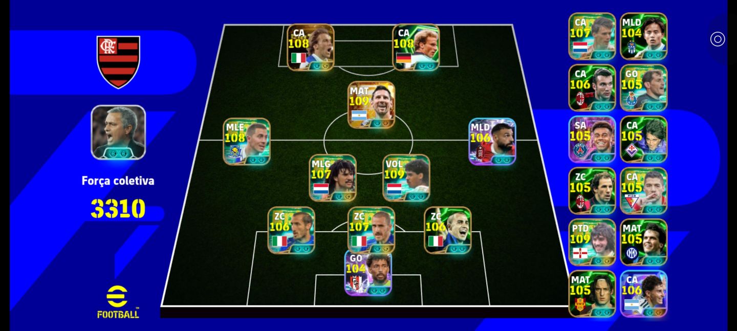 Conta de eFootball completa