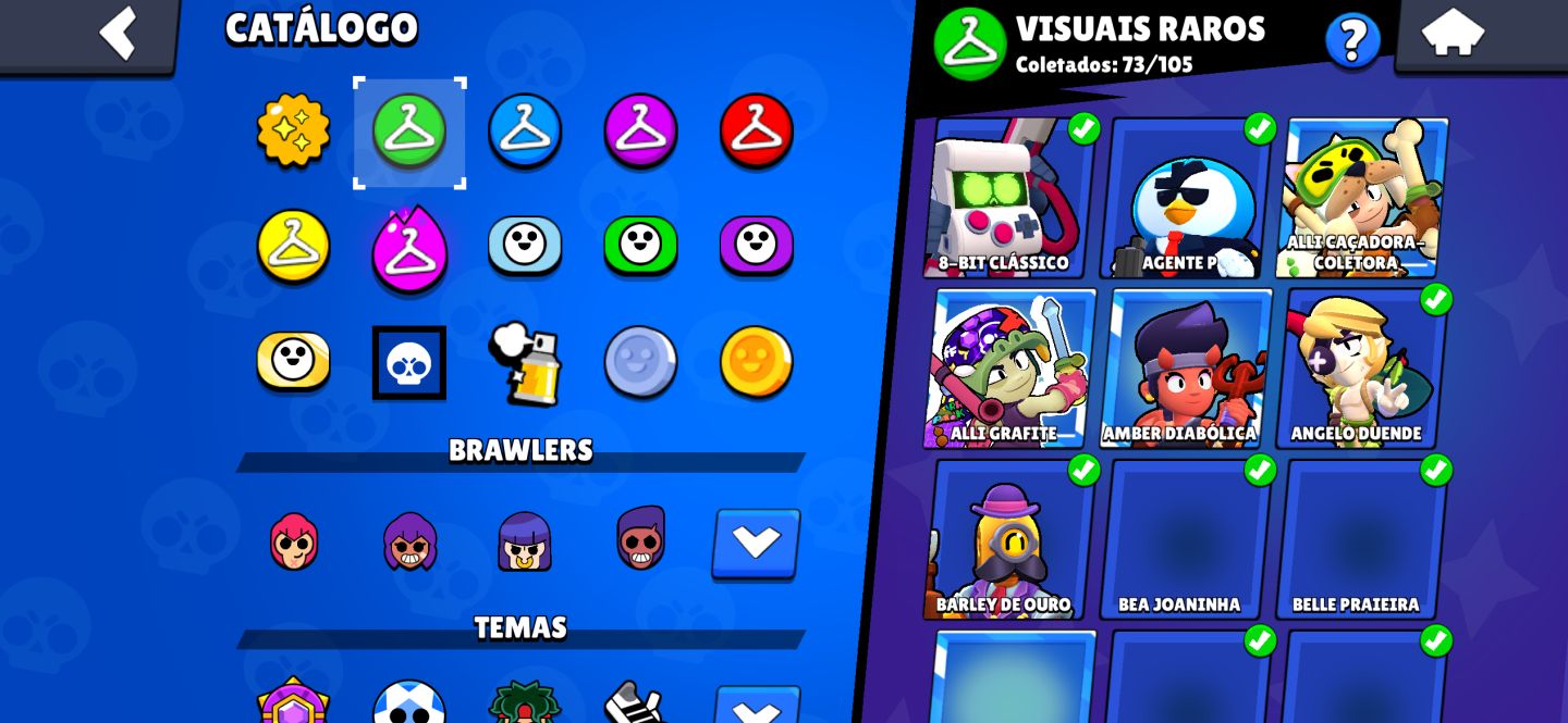 Conta brawl stars 70k + 263 skins
