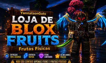 Loja De Blox Fruits : Frutas Físicas/ Skins Limitadas/ Kitsune/ GutsStore