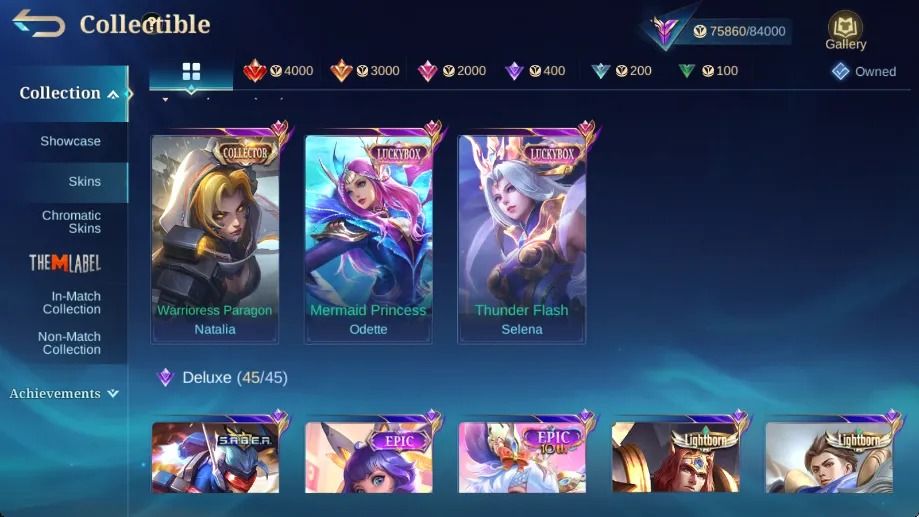338 SKINS - FULL EMBLEMAS - FULL HEROIS