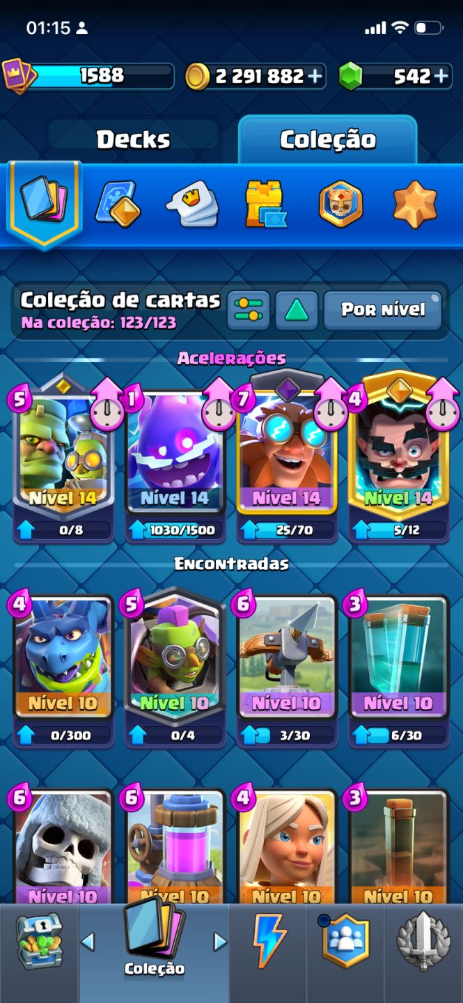 Conta clash Royale