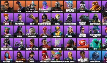 CONTA FORTNITE - 49 SKINS FULL | PODE ALTERAR E-MAIL | Joey, Fade, EternalKnight