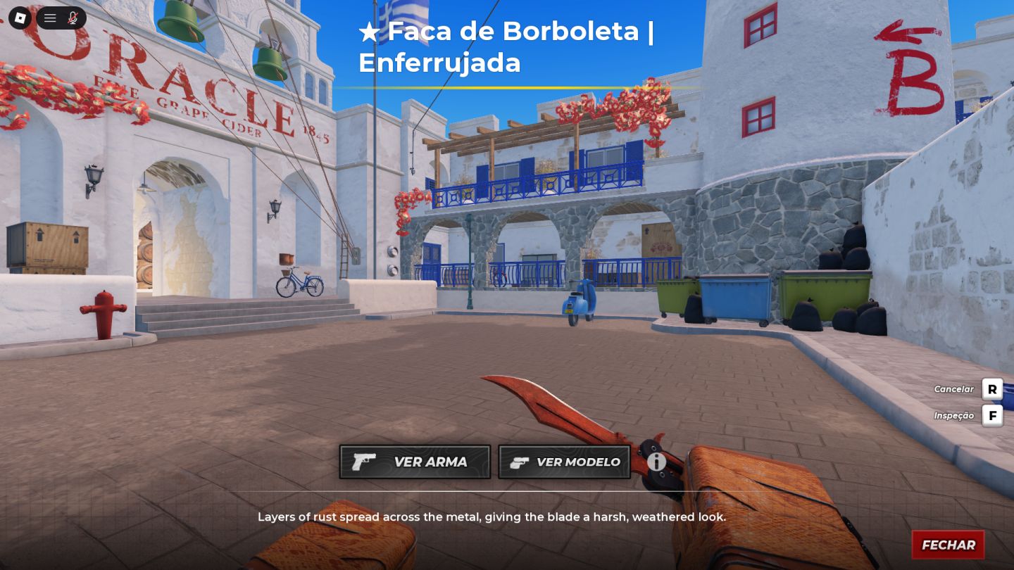 FACA+LUVA BLOX STRIK