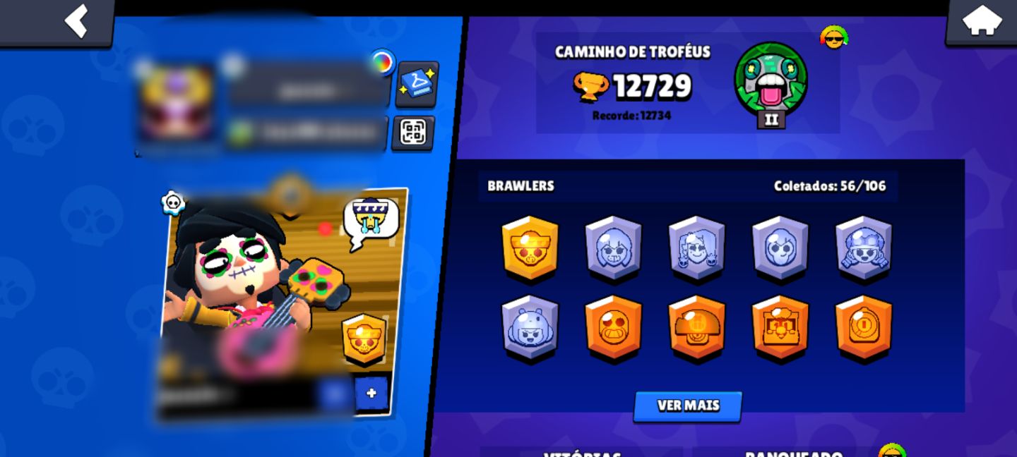 CONTA BRAWL STARS | 27K+ TROFÉUS | 56 BRAWLERS | NÍVEL 50 | CONTA DE 2021