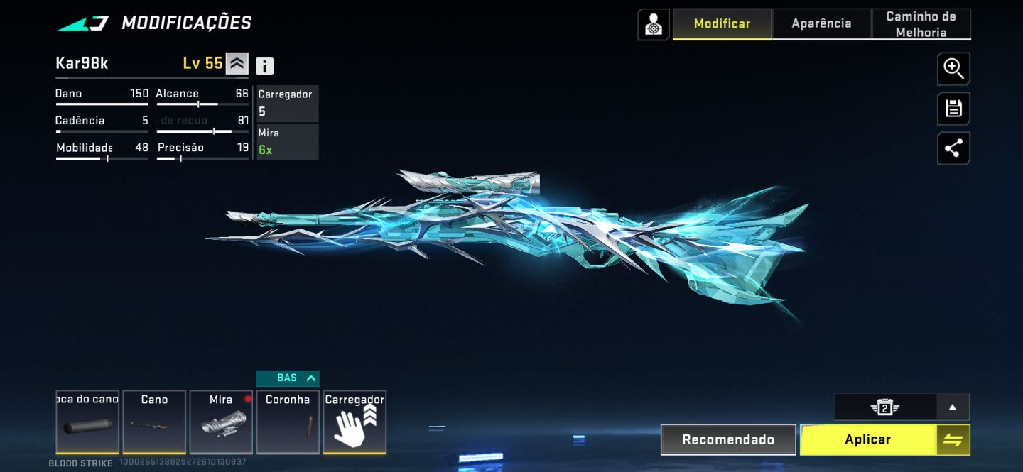 Conta Blood Strike com empiria