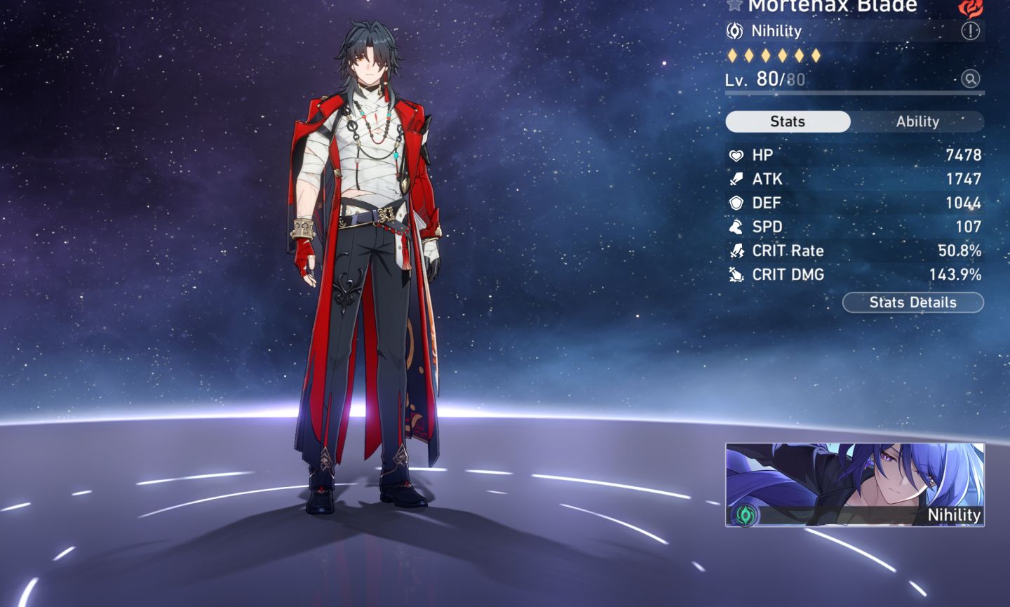 40 Personagens 5 estrela + Cones assinatura(feixiao,acheron, hysilens, castorice