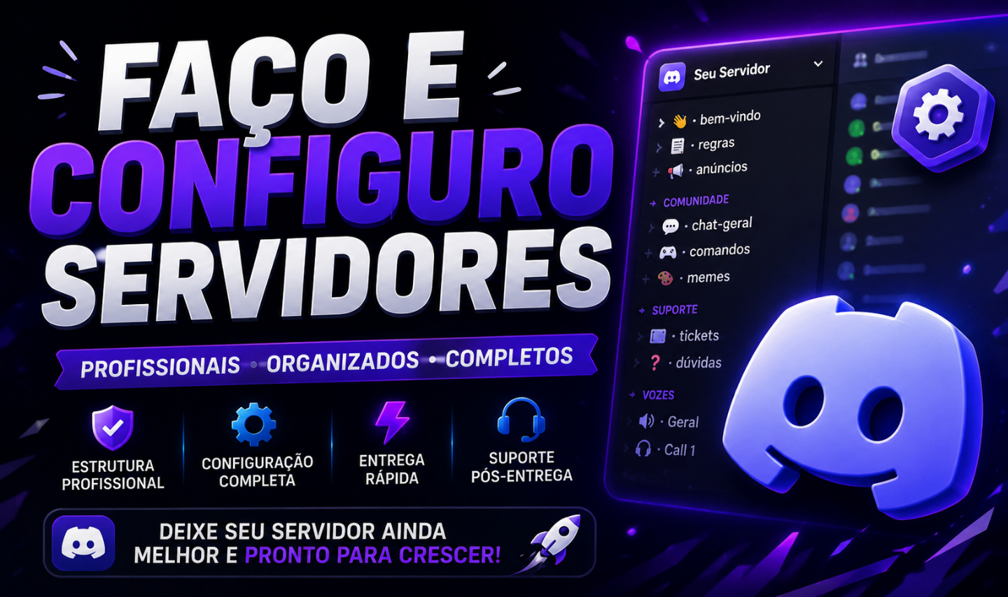 MONTO SEU SERVIDOR - DISCORD