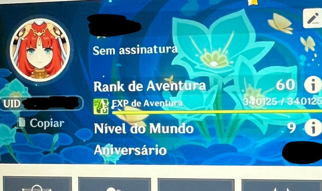 Conta de Genshin Ar60, 22 personagens t5, 11 armas t5.