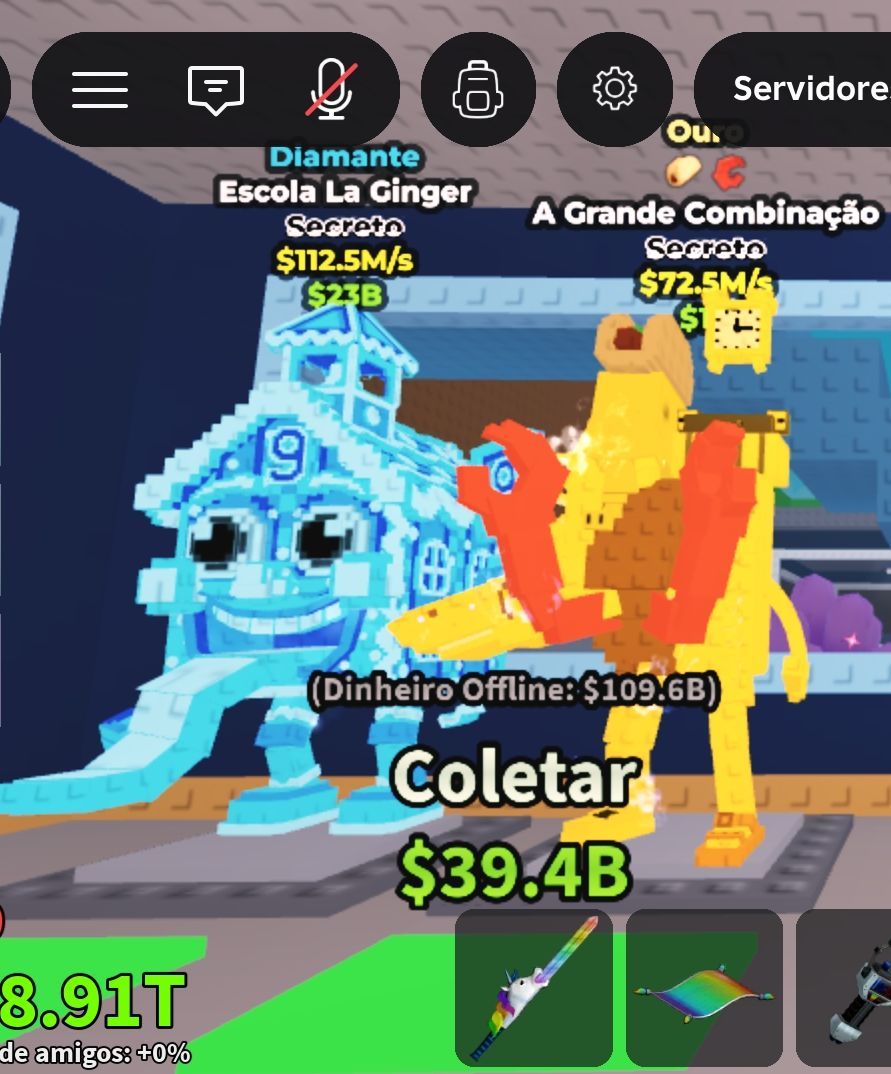 (BRAINROTS 1B+) STEAL A BRAINROT / ROUBE UM BRAINROT - SECRETOS/GODS!!