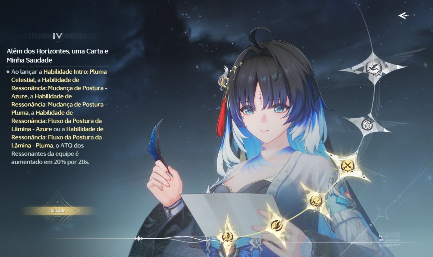 CONTA WUTHERING WAVES (NA) YANGYANG XUANLING S4 + ARMA ASSINATURA E MUITO MAIS!