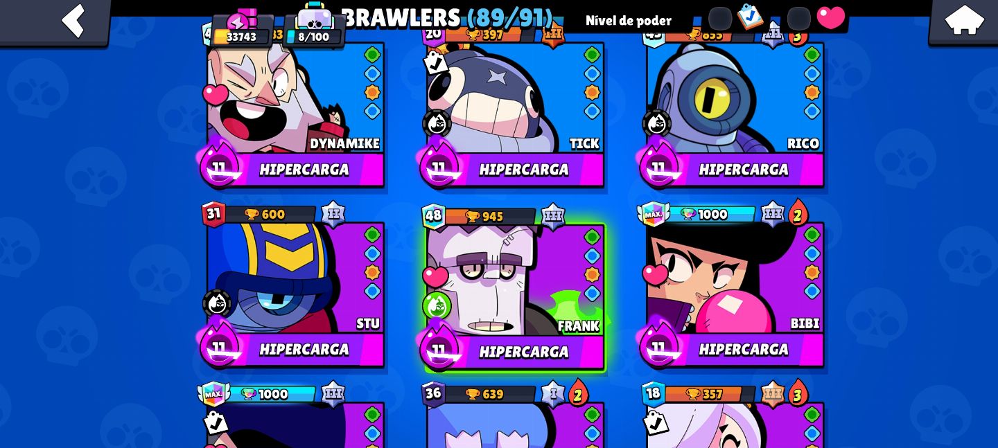Conta de Brawl stars super gemada