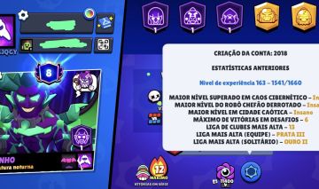 Conta braw stars desde o beta com primeiro passe do game